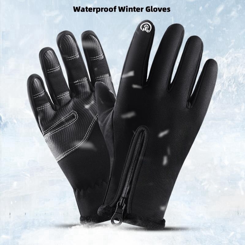 Leather Driving Glove - مقاوم للماء عدم الانزلاق قبضة قفازات
