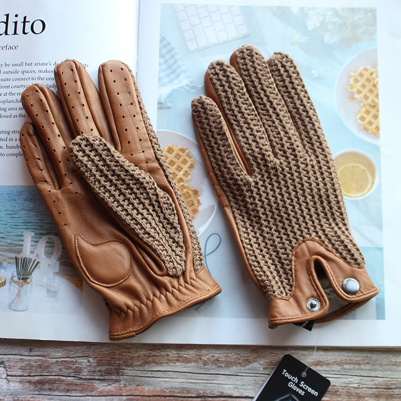 قفازات قيادة رجالية جديدة عالي - مراجعة Leather Driving Glove وسعره