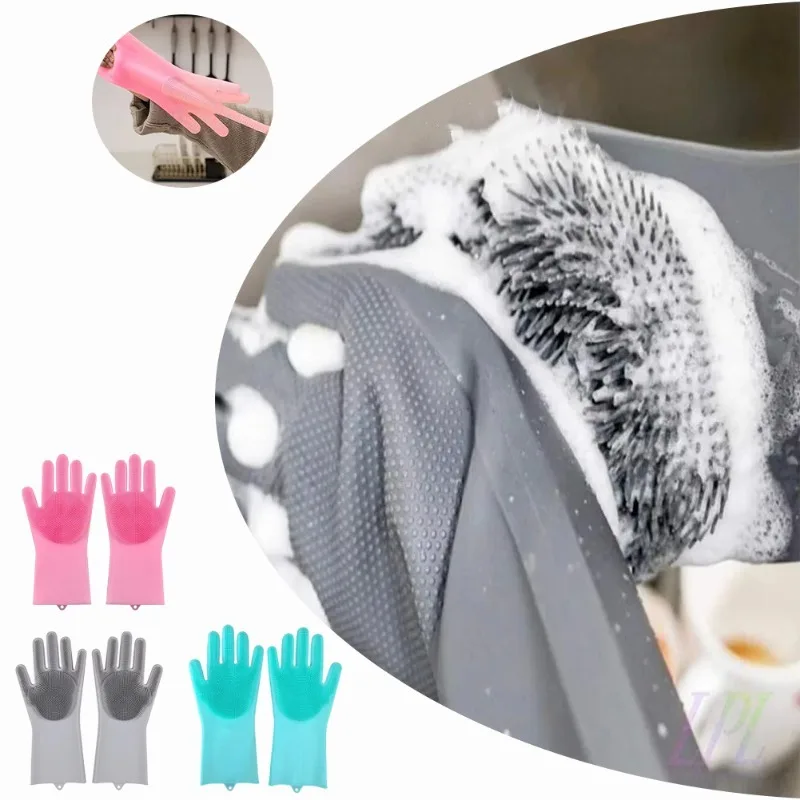 1 قطعة قفازات غسل الصحون سيليك - مراجعة Dish Glove Rubber وسعره